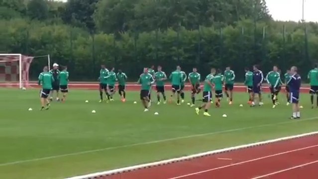 Προπόνηση Παναθηναϊκού στην Πολωνία