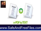 Download e-PDF To Text Converter 2.1 Serial Number Generator Free