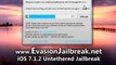 Télécharger Evasion gratuit complètes iOS 7.1.2 Untethered Jailbreak outil pour iPhone 5/5s/5c iPad 4/3/2