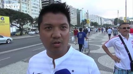Football / Les supporters tricolores à Rio sont optimistes - 03/07
