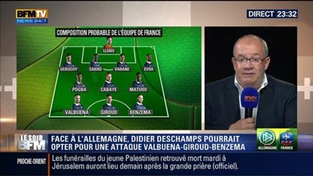 Le Soir BFM: France vs Allemagne: La composition probable des Bleus - 03/07 6/7