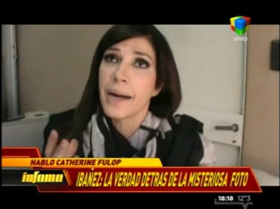 Pronto.com.ar Catherine Fulop  habla de la foto de Jorge Ibáñez