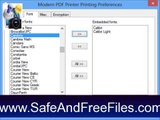Download Modern PDF Printer 1.02 Serial Key Generator Free