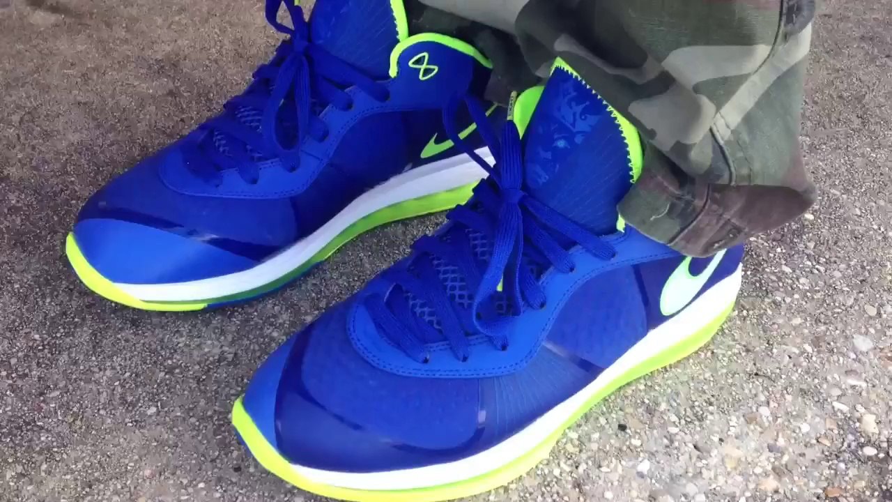 Cheap Lebron James Shoes Free Shipping,Cheap Nike lebron 8 v2 low sprite on feet