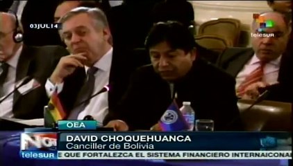 Hacen pensar que nos quitarán nuestros recursos: Bolivia