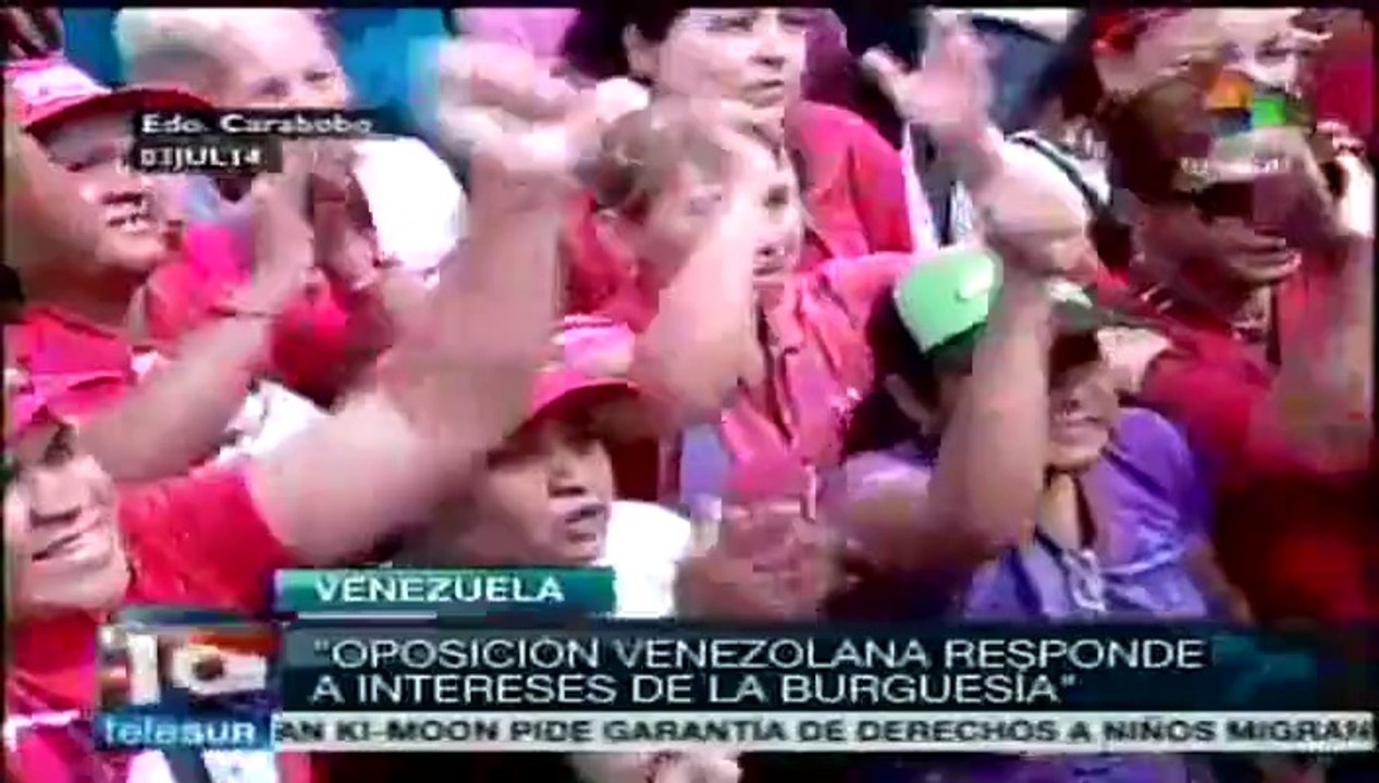Oposición responde a intereses de la burguesía: Arreaza