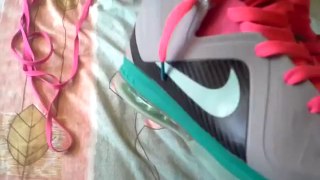 Fix update New laces for Lebron 9 South Beach and finished look Air Yeezy 2 Review