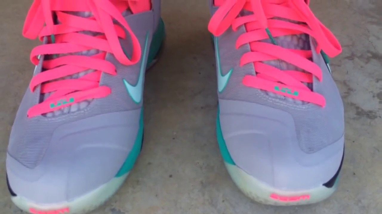 Cheap Lebron James Shoes Free Shipping,Cheap Nike lebron 9 elite south beach on feet
