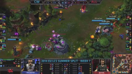 La charge des CW pour le first blood - League of Legends - PC