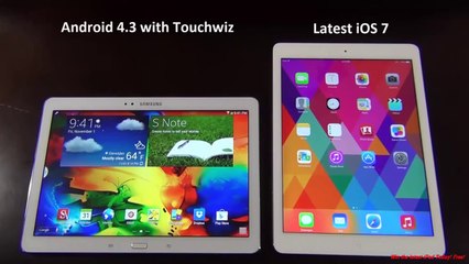iPad Air vs Samsung Galaxy Note 10.1 2014 Edition: Full Comparison