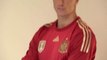 Fernando Torres Wears the new Spain Kit