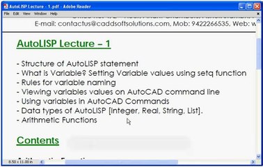 AutoLISP Programming Tutorial - 1B