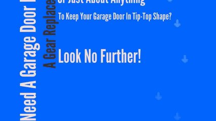 Are You In Need Of Garage Door Repair and Service North Uxbridge MA?