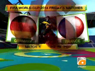 FIFA World Cup 2014- Friday's Matches-04 July 2014