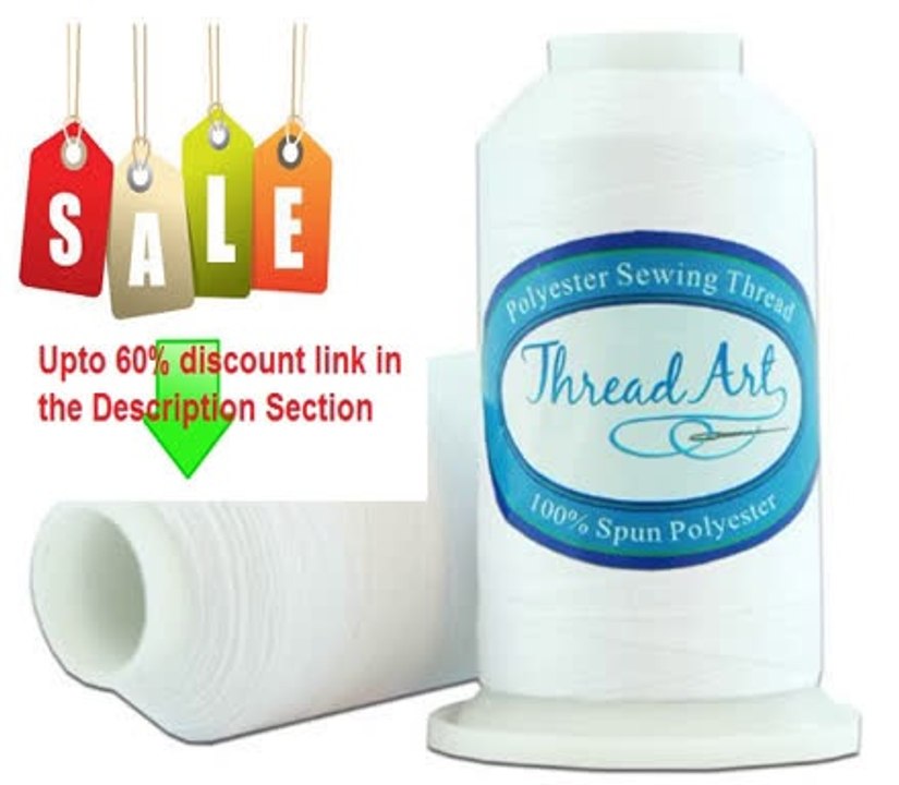 Best Deals Polyester Sewing Thread - 600m - Color 101 - WHITE - 60 Colors Available Review