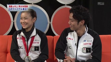 2010　Skate America　村上佳菜子・高橋大輔　インタ
