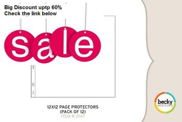 Best Deals 12 x 12 Page Protectors Review