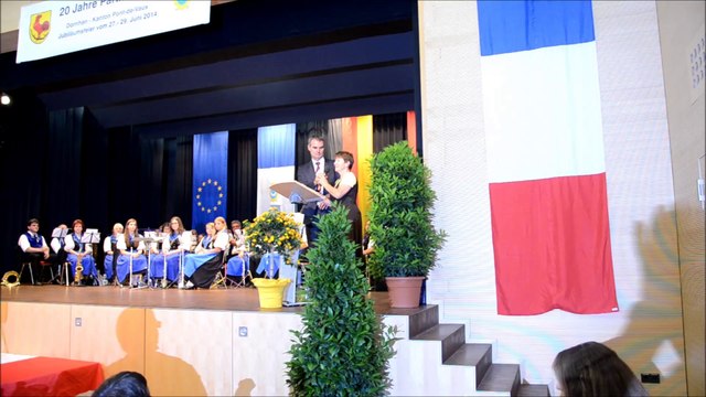 Jumelage 20me à Dornhan. Samedi 28 juin 2014. 2me. Allocutions