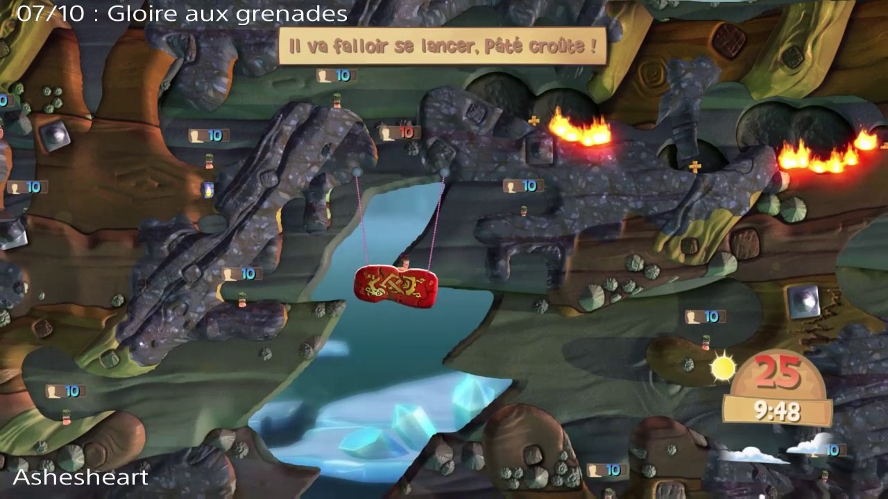 [PS4] Worms Battlegrounds - Trophée Commando (Terminez les missions Worms Ops en moins de 8 minutes) - partie 2