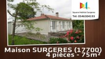 A vendre - Maison/villa - SURGERES (17700) - 4 pièces - 75m²