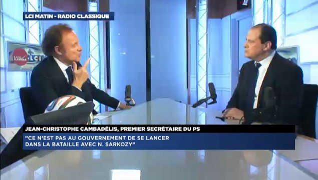 Jean-Christophe Cambadélis, invité de Guillaume Durand avec LCI