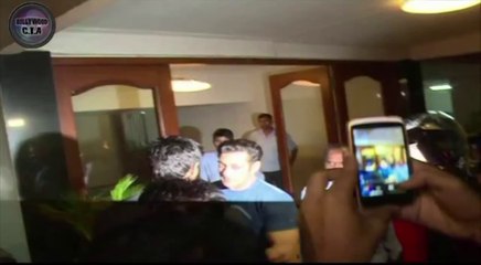 Salman Khan promotes KICK at Ek Villain Success party