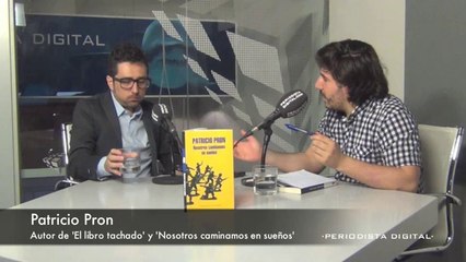 Patricio Pron, autor de 'El libro tachado' y 'Nosotros caminamos en sueños'. 4-7-2014