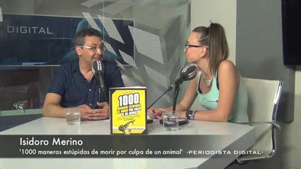 Isidoro Merino, autor de '1000 maneras estúpidas de morir por culpa de un animal'. 3-7-2014