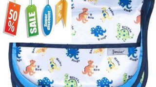 Cheap Deals Waterproof Feeder Bib w/Flip Pocket, 3 Pack, Dinosaur, Frenchie Mini Couture Review
