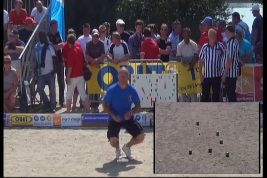 Quart de finale du Festival International à pétanque de la Vallée de la Bresle - Blangy 2014