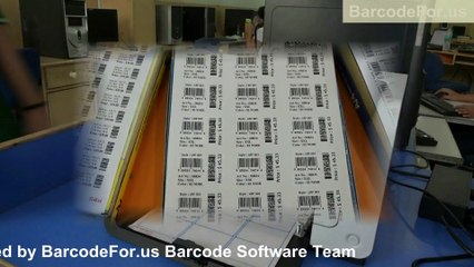 Printing Barcode labels using Laser and Thermal printer