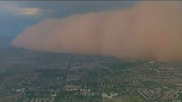 Impressionnante tempête de poussière dans l'Arizona