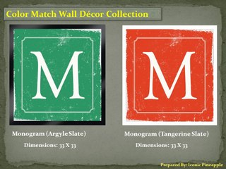 Buy Color Match Wall Décor Art From Iconic Pineapple