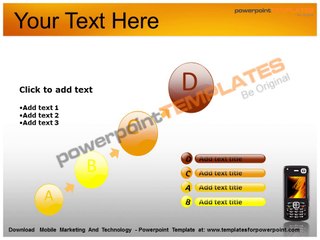 Mobile Marketing and Technology Powerpoint Template