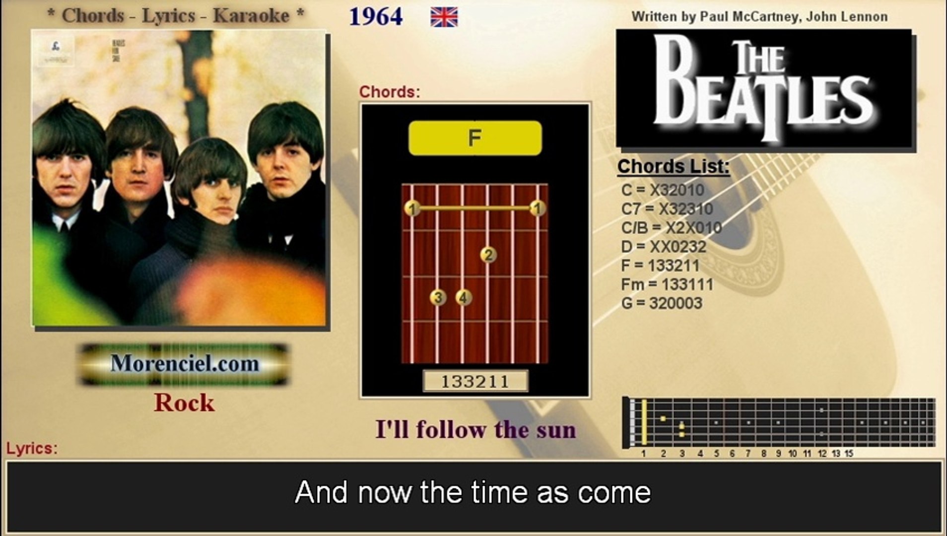⁣The Beatles - I'll follow the sun