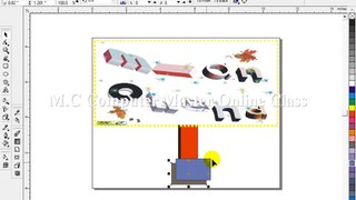 How can create TMA & ROAD ADD in COREL DRAW..with.m.c