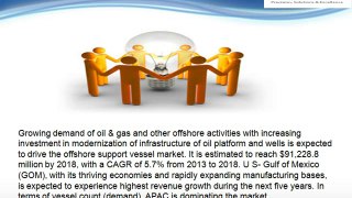 JSB Market Research: Offshore Support Vessel Market By Type & By Geography - Global Trends & Forecast To 2018