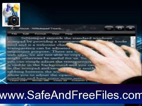 Download StNotepad Touch 3.1 Serial Key Generator Free