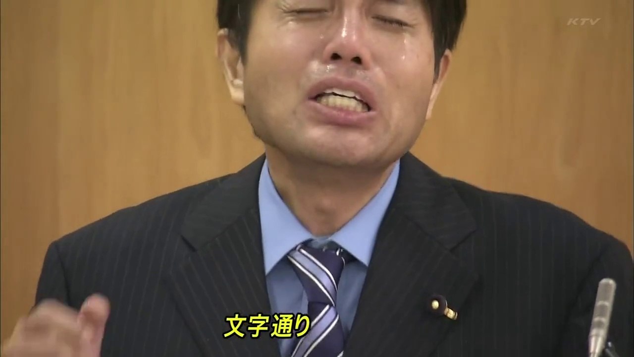 号泣　野々村議員　アンカー　　関西