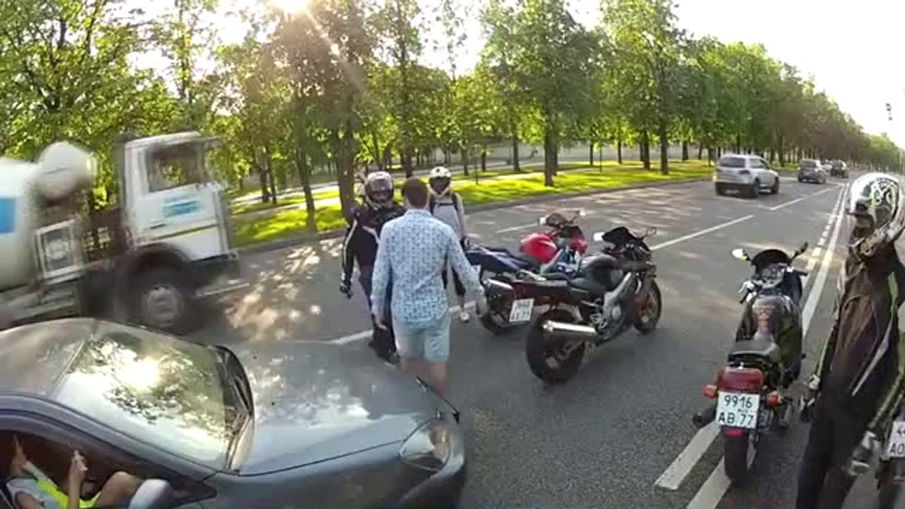 Bikers Attack With An Unexpected Ending!