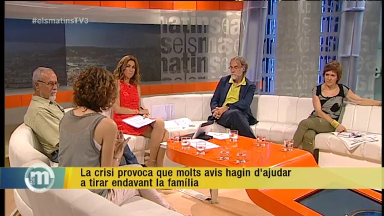 TV3 - Els Matins - Amb la crisi, la gent gran ajuda les famílies a tirar endavant