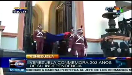 Download Video: Venezuela conmemora 203 años de Independencia