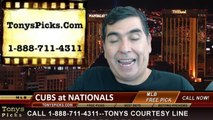 Washington Nationals vs. Chicago Cubs Pick Prediction MLB Odds Preview 7-4-2014