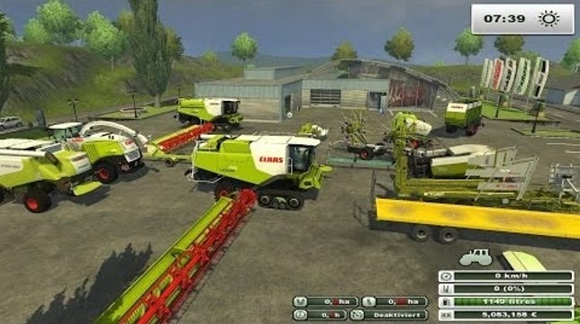 farming simulator 2013 claas land pleins de claas au boulot (présentation des mods claas)
