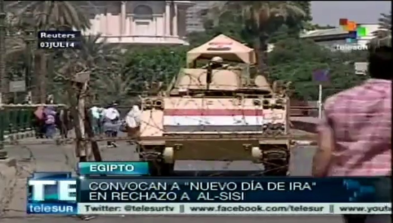 Egipto: a un año del derrocamiento de Mursi protestas dejan 4 muertos