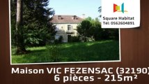 A louer - Maison/villa - VIC FEZENSAC (32190) - 6 pièces - 215m²