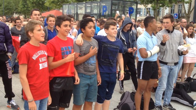 Plusieurs centaines de spectateurs pour France-Allemagne