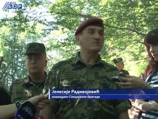 Ministar odbrane u poseti Specijalnoj brigadi na Stolu, 04. jul 2014.