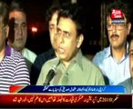 Karachi MQM leader Khalid Maqbool Siddiqui media talk