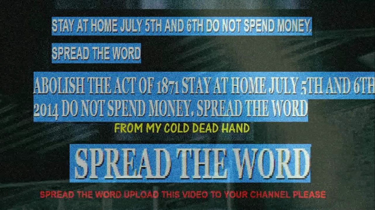 July 5th and 6th - The NON-VIOLENT Revolution begins - NO SPENDING
